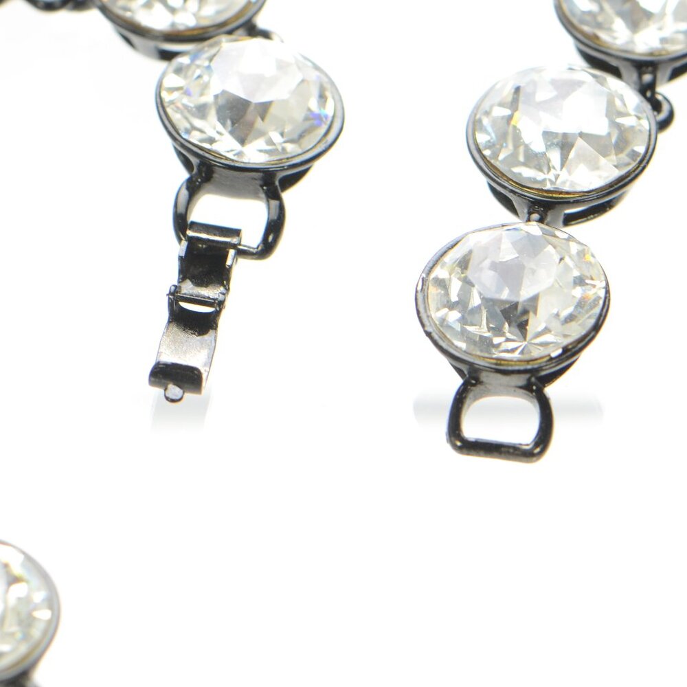 Kenneth Jay Lane Kjl Crystal Headlight Necklace - image 3